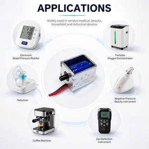 Válvula Solenoide de Empuje y Tracción de Marco Abierto OEM Personalizada Normalmente Cerrada DC6V 12V 2W para Monitor de Presión Arterial y Dispositivos Médicos - Product Image 2
