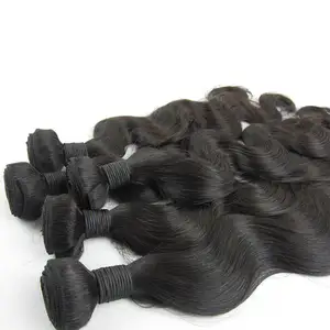 Bodywave Virgin 인모 번들 거래 이제 Virgin Remy Hair, 처리되지 않은 버진 브라질리언 직조, 내츄럴 블랙 3 번들