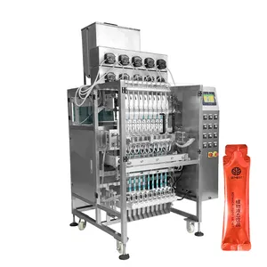 Automatic Chemical Filling Side Seal Small Sachet Multi-lanes 4/6 Lines Liquid/Paste Packaging Machine