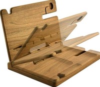 Tempat Penyimpanan Ponsel Universal Dua Tingkat dari Kayu, Gantungan Kunci, Organizer, Meja Samping Tempat Tidur, Dompet, Jam Tangan, Tas