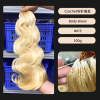 Extensions de Cheveux Humains Vierges Remy Blondes 613, Ondulées et Lisses, Tissage Brésilien
