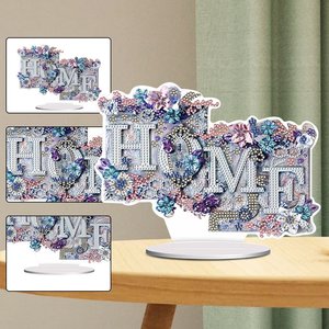 HOME <span class=keywords><strong>LOVE</strong></span> DIAMOND PEINTURE 5D DIY TABLE CRAFT PERLES ART - Product Image 6