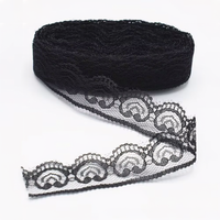 Dentelle en organza non élastique de 2,3 cm avec broderie en forme de cœur pour chaussures, chapeaux, sacs, foulards, bijoux, accessoires de bricolage