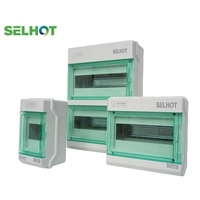 Boîte de distribution électrique extérieure SELHOT IP66 CE en plastique ABS/PC