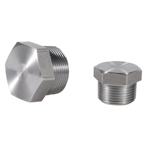 CS <span class=keywords><strong>A105</strong></span> ASME b16.11 1/2 "3000lbs NPT bspt giả mạo phụ kiện đường ống thép carbon cắm lục giác cắm giả mạo nam chủ đề Hex đầu cắm - Product Image 1