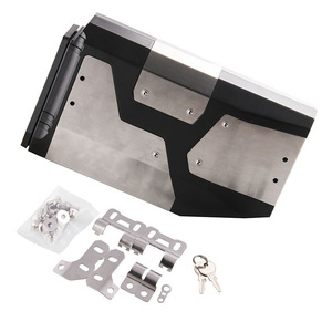 Caja de herramientas para almacenamiento de motocicletas, caja lateral de aleación de aluminio de 300mm x 220mm para actualización y uso general - Product Image 2
