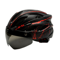 OEM & ODM – casque à lentille magnétique pour vélo, coque PC solide, visière détachable, casque de vélo