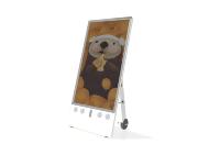 Kiosque étanche au design optimal avec système Android, écran LCD portable de 43 pouces pour affichage numérique extérieur, compatible smartphones et tactile