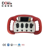 Télécommande sans fil à 4 joysticks pour grue de camion, contrôleur hydraulique intégré manuel et automatique avec affichage