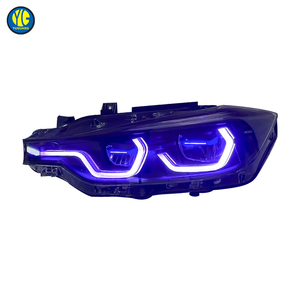 Fari LED YU GUANG per <span class=keywords><strong>BMW</strong></span> <span class=keywords><strong>Serie</strong></span> <span class=keywords><strong>3</strong></span> F30 F35 <span class=keywords><strong>2013</strong></span>-2018, Aggiornamento da Alogeni e Xenon a LED, Proiettori LED Ikons - Product Image 2