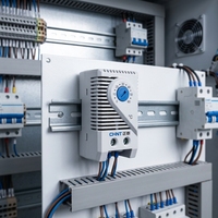 Contrôleur de température électronique intelligent NTK1 pour ventilateur de placard, interrupteur thermique mécanique 55, type boîtier, normalement ouvert