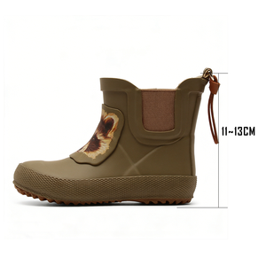 Meilleur prix – Bottes <span class=keywords><strong>de</strong></span> <span class=keywords><strong>pluie</strong></span> imperméables pour garçons, en PVC/EVA, séchage rapide, respirantes, avec embout en acier, légères, doublure en coton, tendance - Product Image 5