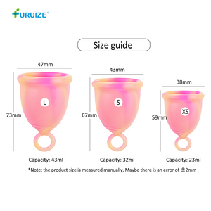 Furuize - Style récemment populaire - Conception unique avec anneau de traction - Protection de l'environnement et réutilisable - Coupes menstruelles pour femmes - Product Image 4