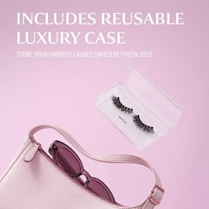 Wholesale 3D Silk <b>Lashes</b> Strip <b>Lashes</b> 3D Fluffy Wispy Faux <b>Mink</b> Full Strip <b>Lashes</b> with Packaging Box Private Label - Product Image 1