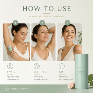 Desodorante ODM/OEM seguro y confiable con fórmula a base de plantas, control de olores duradero, sin aluminio, suave, con aroma fresco a rosas naturales. - Product Image 4