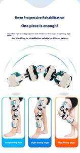 Inmovilizador de Rehabilitación Profesional, Soporte Ortopédico Ajustable para la Rodilla, Ortesis Articulada Postoperatoria, Rodilleras y Coderas - Product Image 6