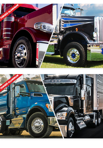 トラック用19.5x6.75デュアルホイール　鍛造ホイール（研磨仕上げ）　22.5インチホイール - Product Image 6