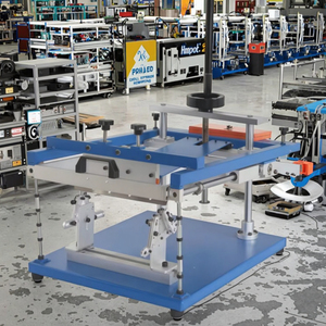 Machine d'impression sérigraphique à écran incurvé spécialisée, presse cylindrique manuelle pour bouteilles en verre et tasses - Product Image 2