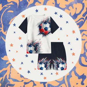 Traje informal de moda de gran tamaño con estampado para niños, <span class=keywords><strong>adolescentes</strong></span> y bebés, cita suelta, fiestas deportivas al aire libre, vacaciones, regalo de vacaciones - Product Image 3
