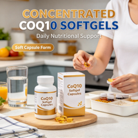 Coenzyme Q10 en gélules molles, sans sucre ajouté, 0,6 g, soutient la santé cardiaque et l'énergie cellulaire, complément alimentaire