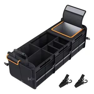OEM, заводской высококачественный органайзер для багажника автомобиля большой емкости со съемной сумкой-кулером, сложенная сумка для хранения автомобиля