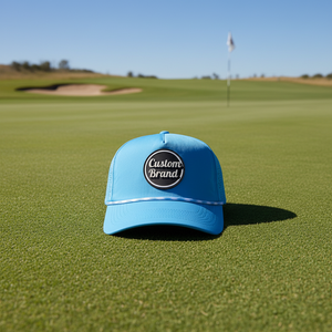 Gorra de Béisbol Azul Perforada con Corte Láser, Impermeable, con Logotipo Personalizado, para Correr, Golf y Deportes, Venta al Por Mayor - Product Image 1