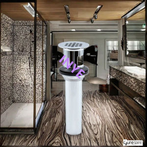 Siphon escamotable moderne en chrome pour <span class=keywords><strong>lavabo</strong></span> de salle de bain, avec embout en laiton pour <span class=keywords><strong>lavabo</strong></span> d'hôtel - Product Image 3