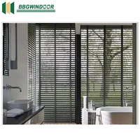 Lukliving Stores enrouleurs modernes en acier inoxydable et aluminium creux, intégrés pour fenêtres et portes, stores de rénovation pour vitres