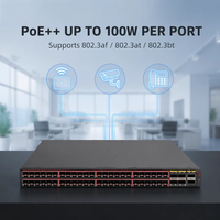 Nouveau commutateur d'agrégation H3C FS6300V2-48UX2Q4C-EI L3 original, 48 ports 10G SFP+ PoE++ 2x40G QSFP+ 4x100G QSFP28