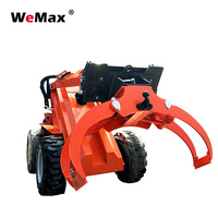 Grappin hydraulique pour chargeuse compacte, grappin polyvalent avec rotation manuelle