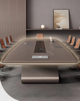 Haut de gamme luxe 8 10 12 16 personnes places bureau bureau réunion Table de conférence moderne bureau conseil salle de réunion bureau