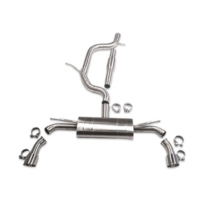 ท่อไอเสียสำหรับรถยนต์ VW Golf GTI รุ่น MK8 2.0T ปี 2021-2025 ทำจากสแตนเลส พร้อมวาล์วควบคุมเสียงแบบ Catback - Product Image 1