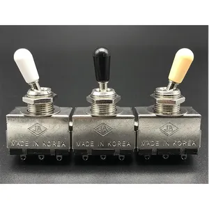 Enclosed 3 Way Pickup Selector Box Style Knobs Chrome Guitar Toggle Switch for LP Electric Guitar