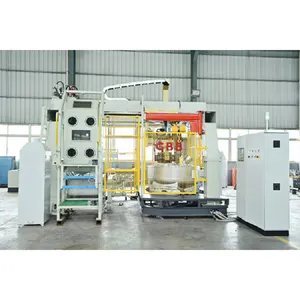 Gravity pressure sand casting full automatic process vertical low pressure die casting machine for brass faucet zinc alloy parts