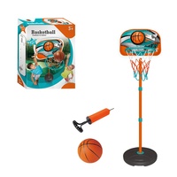 Support de panier de basket pour enfants hauteur réglable mini jeu de basket-ball jouets enfants sport arrière-cour jeu jouet balle pour garçons filles