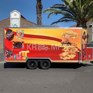 2025 Customized Mobile Trailer Fast Food Truck Dessert <b>Cart</b> Juice Bar For European Standard - Product Image 5