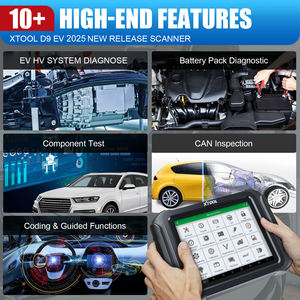 XTOOL D9EV OBD2 kod okuyucu topoloji haritalama aktif Test için Tesla & Tesla D9 EV enerji araç akü paketi algılama CNA FD ile - Product Image 2