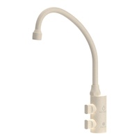 Robinet de cuisine moderne Firenze en acier inoxydable à 2 positions, modèle 331219-GA, fabriqué en Italie