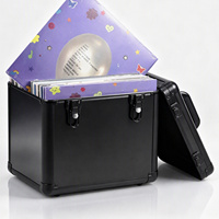 7 ''10'' 12 ''Boîte de rangement pour album de disques vinyles Caisse de CD LP en aluminium
