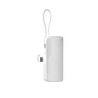 Nouvelle tendance 2025 Logo personnalisé 5000 mah chargeurs portables Capsule Mini Capsule 5000 Mah téléphone Slim Power Bank pour iPhone