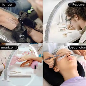 Demi Lune U Forme Nail Art Beauté Luminaire Bureau Lampe À Ongles Extensions De Cils Tatouage Salon De Beauté LED Lampe De Table À Ongles - Product Image 3
