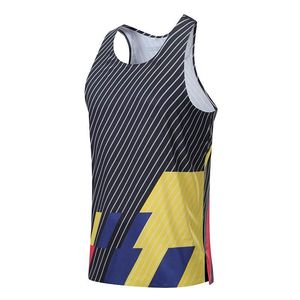 Custom Logo <b>Mens</b> Running Vest Marathon Training <b>Singlet</b> - Product Image 2