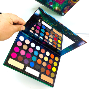 Wholesale Vegan <strong>Eyeshadow</strong> <strong>Palette</strong> Private Label Metallic Finish Powder Eye Shadow Makeup Chemical Ingredient - Product Image 6