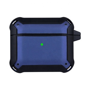Nueva llegada buen precio TPU + PC cuero Bumblebee Spray estilo almacenamiento auricular caso para <span class=keywords><strong>Air</strong></span> Pods 3 Muti-color opcional - Product Image 2