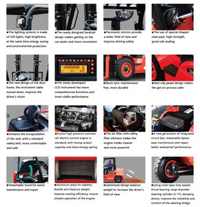 Empilhadeira Hidráulica Diesel de Contrapeso Personalizável de Alta Qualidade 5 6 7 8.5 10 Toneladas para Fábrica Preço de Atacado - Product Image 4