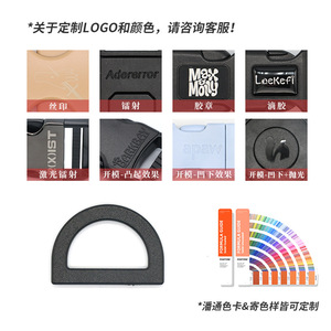 C-048 หัวเข็มขัดพลาสติกแบบวงแหวน D เส้นผ่านศูนย์กลางภายใน 25 มม. สำหรับกระเป๋าเป้สะพายหลัง อุปกรณ์เสริมสำหรับใช้งานกลางแจ้ง - Product Image 4
