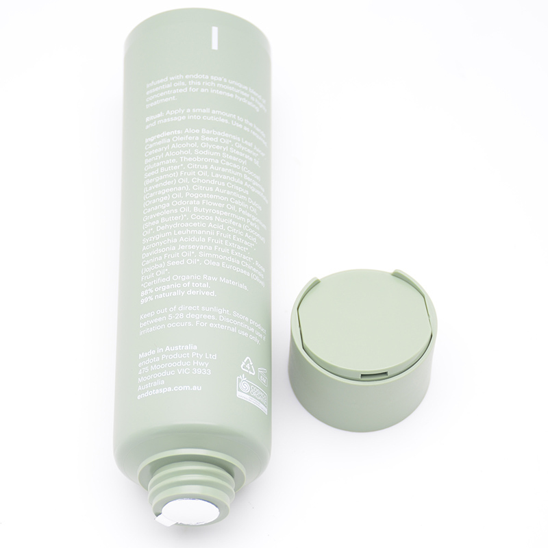 100ml 150ml 200ml best selling 8fl oz body care sugarcane material cosmetic plastic body lotion tube with disc top cap