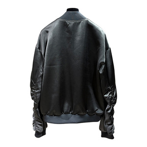 MOQ : 1 pièce |   Veste bomber noire, tendance, décontractée, polyvalente, faite à la main, ornée de diamants, en forme de paume, en forme de palmier de <span class=keywords><strong>coco</strong></span> - Product Image 6