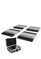 Balance de pesée portable pour camions 50ton essieu tampons de pesage