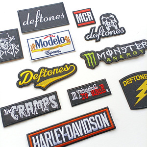 Patches de Bordado em PVC Ecológico para Roupas, Patches Personalizados de Bandas Punk, Etiquetas Tecidas Personalizadas - Product Image 2